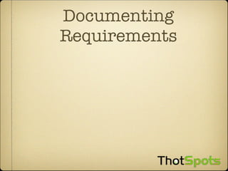 Scrum And Agile Requirements