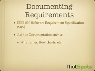 Scrum And Agile Requirements