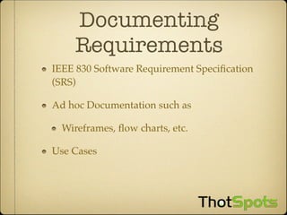 Scrum And Agile Requirements