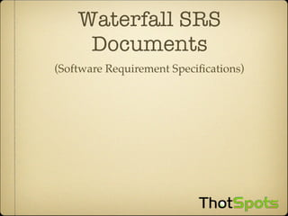 Scrum And Agile Requirements