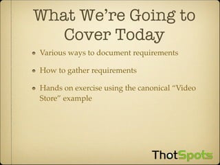 Scrum And Agile Requirements