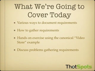 Scrum And Agile Requirements