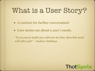 Scrum And Agile Requirements