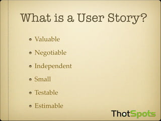 Scrum And Agile Requirements