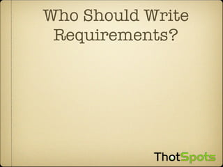 Scrum And Agile Requirements