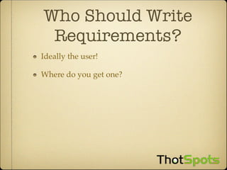 Scrum And Agile Requirements