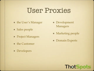 Scrum And Agile Requirements