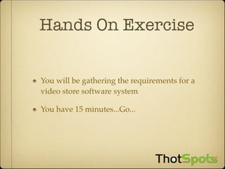 Scrum And Agile Requirements