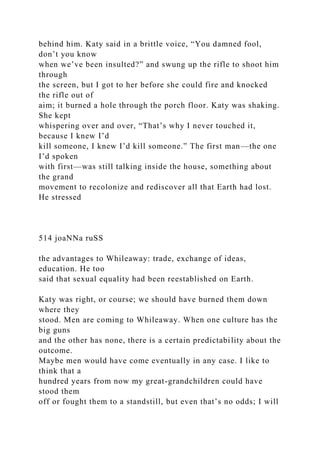 REQUIREMENTSRough Draft 2-4 pages typed, double-spaced a.docx