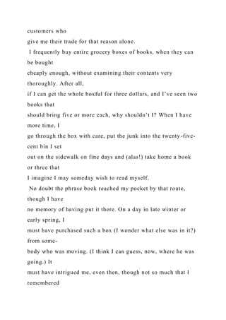 REQUIREMENTSRough Draft 2-4 pages typed, double-spaced a.docx