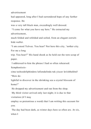 REQUIREMENTSRough Draft 2-4 pages typed, double-spaced a.docx