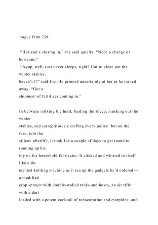 REQUIREMENTSRough Draft 2-4 pages typed, double-spaced a.docx