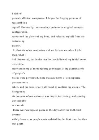 REQUIREMENTSRough Draft 2-4 pages typed, double-spaced a.docx