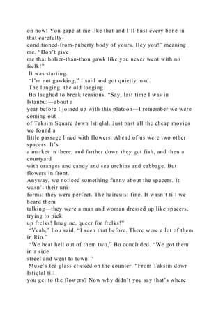 REQUIREMENTSRough Draft 2-4 pages typed, double-spaced a.docx