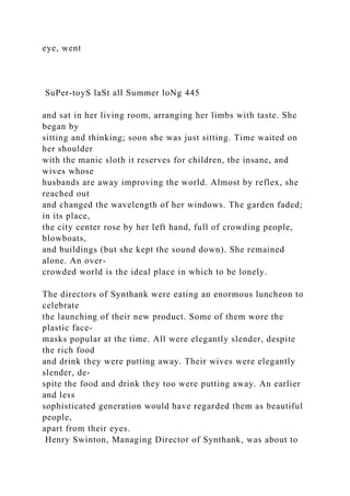 REQUIREMENTSRough Draft 2-4 pages typed, double-spaced a.docx