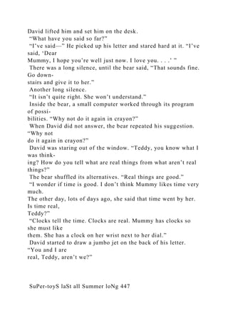 REQUIREMENTSRough Draft 2-4 pages typed, double-spaced a.docx