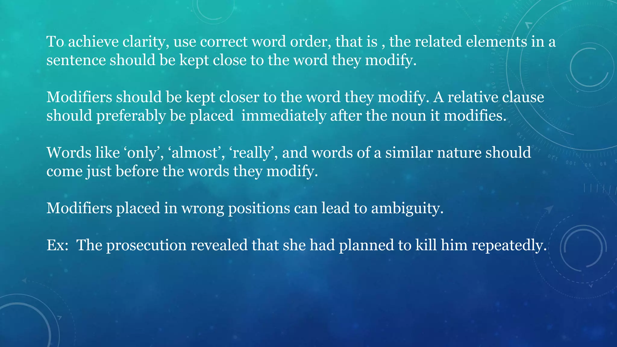 Requisites of a good sentence | PPTX