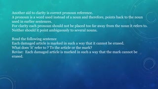 Requisites of a good sentence | PPTX