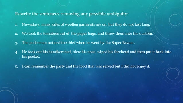 Requisites of a good sentence | PPTX | Gardening | Home & Garden