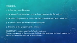 Requisites of a good sentence | PPTX