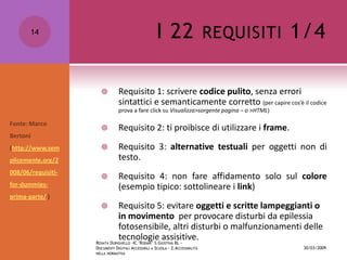 Requisiti E Linee Guida