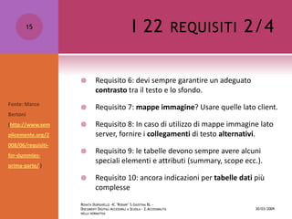 Requisiti E Linee Guida