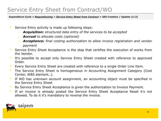 Common Service Entry Examples Requisitioning material for saIPEM .pptx