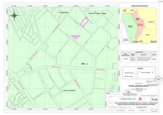 Orquídeas
Zona Industrial
Pancha Paula 1 Etapa
Pld - c
A
V
E
N
I
D
A
J
U
A
N
L
E
C
A
R
O
S
CALLE
QUINTA
CALLE
3
C
A
L
L
E
2
C
A
L
L
E
4
C
A
L
L
E
7
CALLE
A
CALLE
15
C
A
L
L
E
L
A
S
V
E
G
A
S
A
V
E
N
I
D
A
S
A
N
T
A
J
O
S
E
F
I
N
A
CALLE
SANTA
JOSEFINA
C
A
L
L
E
10
PSJ. PEATON
R. THORN
C
A
L
L
E
C
A
L
L
E
J
.
C
H
A
V
E
Z
SR. DE
LOS
M
IL
A
G
R
O
S
C
A
L
L
E
M
I
G
U
E
L
G
R
A
U
A
V
E
N
I
D
A
J
U
A
N
L
E
C
A
R
O
S
AVENIDA SAN JUAN
A
V
E
N
I
D
A
I
N
D
U
S
T
R
I
A
L
P
A
N
A
M
E
R
I
C
A
N
A
N
O
R
T
E
AVENIDA SAN JUAN
TOMOCORP
S.A.C.
PUENTE
PIEDRA
CARABAYLLO
COMAS
SAN JUAN DE
LURIGANCHO
LOS
OLIVOS
SAN MARTIN
DE PORRES
SANTA
ROSA
PROVINCIA
CALLAO
PROYECTO
ESCALA GRÁFICA
Escala 1 / 5 000
Sistema de Cuadrillado: UTM Cada 200 m.
Datum: WGS 84
Zona: 18S
0 50 100 150 200 250 m.
N
N-8688400
E-274000
Fuente: Carta Nacional de CHANCAY (Hoja 24-i)
E-274200 E-274400 E-274600 E-274800 E-275000 E-275200
N-8688200
N-8688000
N-8687800
N-8687600
N-8687400
N-8687200
N-8688400
N-8688200
N-8688000
N-8687800
N-8687600
N-8687400
N-8687200
E-274000 E-274200 E-274400 E-274600 E-274800 E-275000
E-275200
Área del Proyecto
Predios urbanos
LEYENDA
Centros Poblados
TOMOCORP S.A.C.
TITULAR:
GEOMORFOLOGÍA
PLANO:
No. PLANO
P-04
PROVINCIA: LIMA
DISTRITO: PUENTE PIEDRA DEPARTAMENTO: LIMA
UBICACIÓN:
1 / 5 000
FECHA:
ESCALA:
OCTUBRE 2020
EVALUACIÓN AMBIENTAL PRELIMINAR (EVAP) DE LA PLANTA 4 - FABRIACIÓN DE
BOMBAS CENTRÍFUGAS AKIPUMP; SERVICIO DE REPACIÓN DE BOMBAS
PROYECTO:
ELABORADO: R. R. L. APROBADO: J.R.R.
Planicie
Planicie
ondulada a
disectada
Áreas urbanizadas, espacios
destinados para el desarrollo
de los centros poblados.
Pld-c
UNIDAD TIPO DE
RELIEVE
0149
0149
 