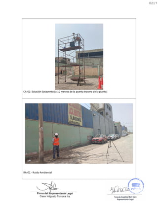 CA-02: Estación Sotavento (a 10 metros de la puerta trasera de la planta)
RA-02.- Ruido Ambiental
0217
0217
 