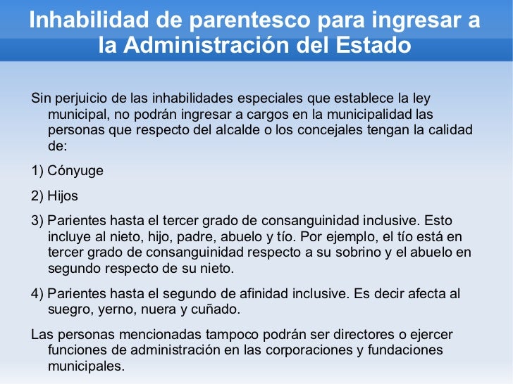 Inhabilidades para ser edil 2019 Inhabilidades para ser edil 2019