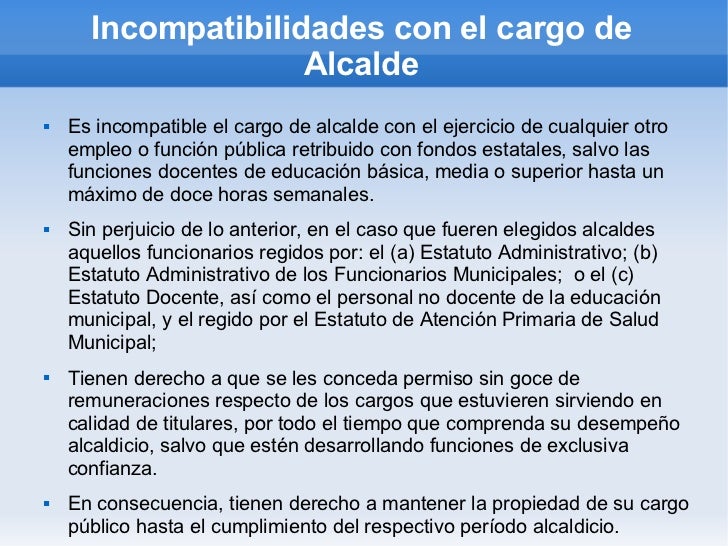 Inhabilidades para ser edil 2019 Inhabilidades para ser edil 2019