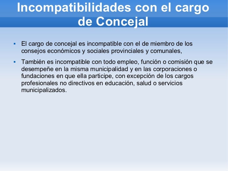 Inhabilidades para ser edil 2019 Inhabilidades para ser edil 2019