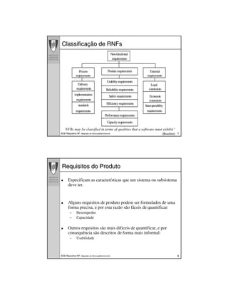 Requisitos Nao Funcionais