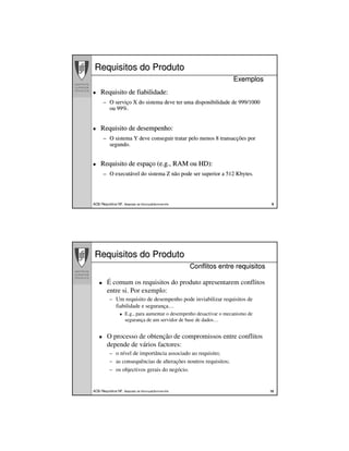 Requisitos Nao Funcionais