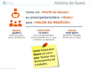 Informação classificada como :: Interno e Parceiros ::
História do Guest
 