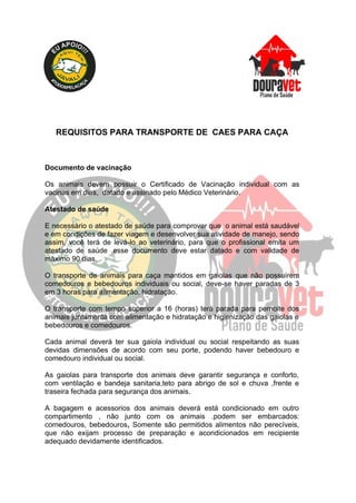 Cartilha Informativa - Cães de Caça