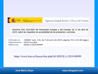 José María Olayo olayo.blogspot.com
https://www.boe.es/buscar/doc.php?id=DOUE-L-2019-80999
 