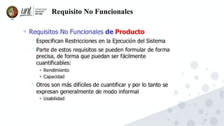 37
Requisito No Funcionales
 
