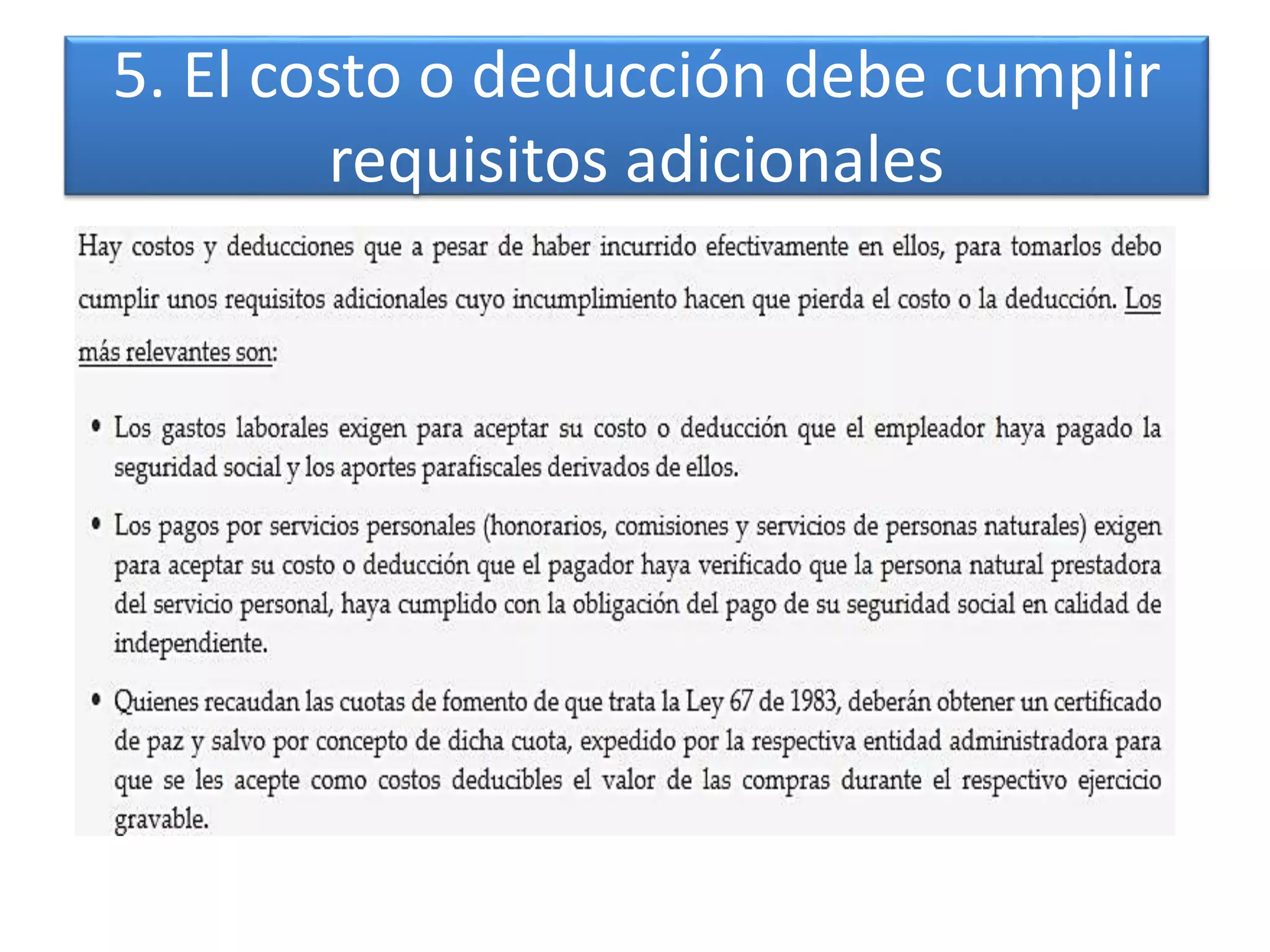 Requisitos De La Factura Para Soportar Costos Y Deducciones – IIOMI