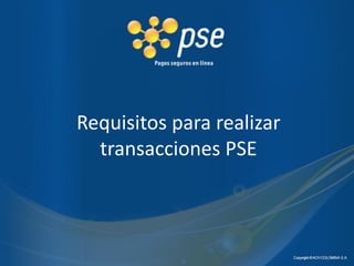 Express Pse Como Pagar por PSE | PDF