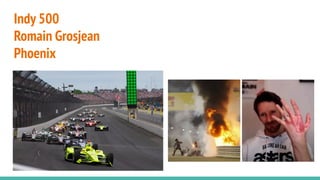 Indy 500
Romain Grosjean
Phoenix
 
