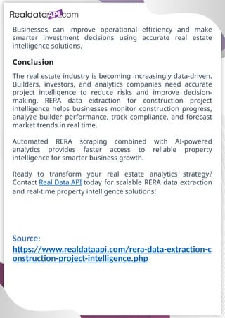 RERA data extraction for construction project intelligence.pptx