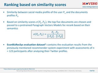 Reranking based-recommender-system-with-deep-learning | PPTX