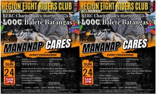 RERC SPONSORS.Charity Food Pack Distribution