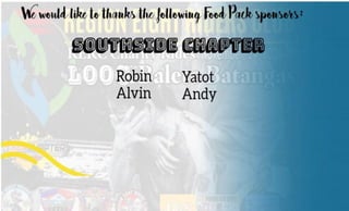 RERC SPONSORS.Charity Food Pack Distribution