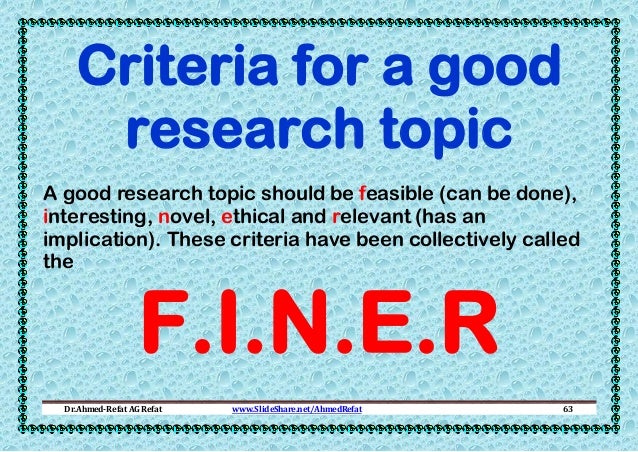 Best topics for medical research papers