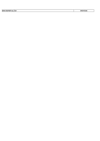 DISCRIMINAÇÃO PONTOS
 