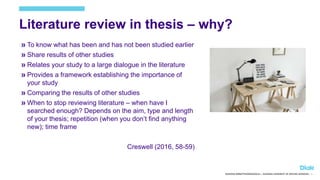 Descriptive Literature Review | PPTX