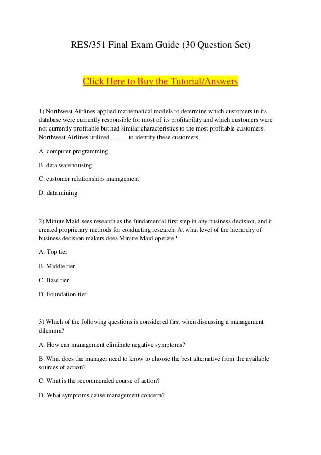 Res351 final exam essay example 05 picture