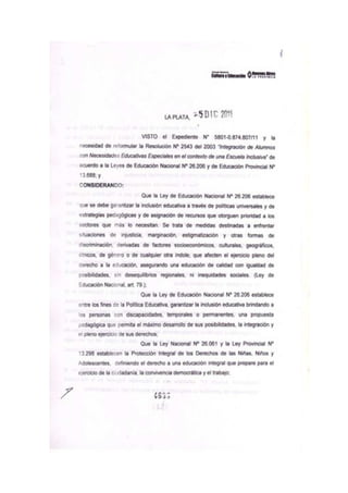 Resolución 4635/2011 DGCyE